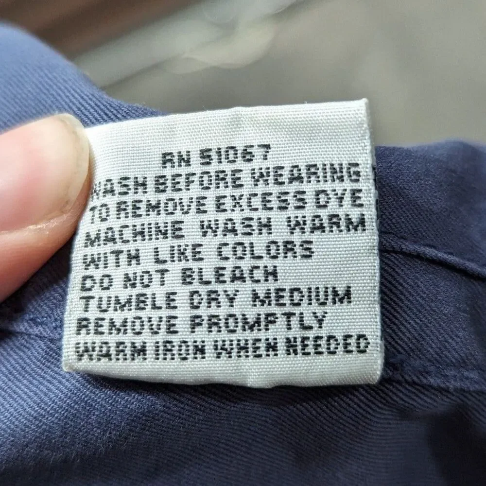 Unbranded Men's Size 32 Navy Blue Utility Cargo‎ Jacket